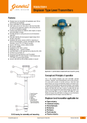 Displacer Type Level Transmitters 