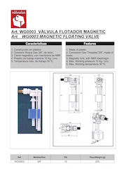 Magnetic Float Valve