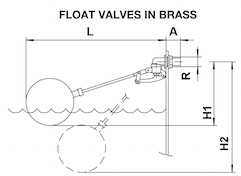 Brass Float Valve